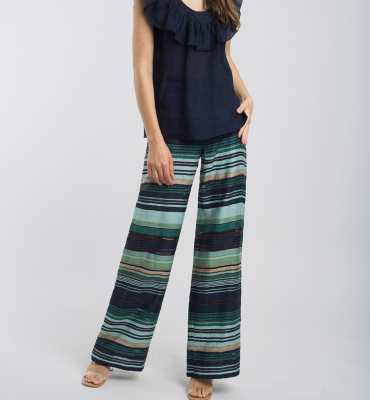 ALBA CONDE Pantalón de rayas